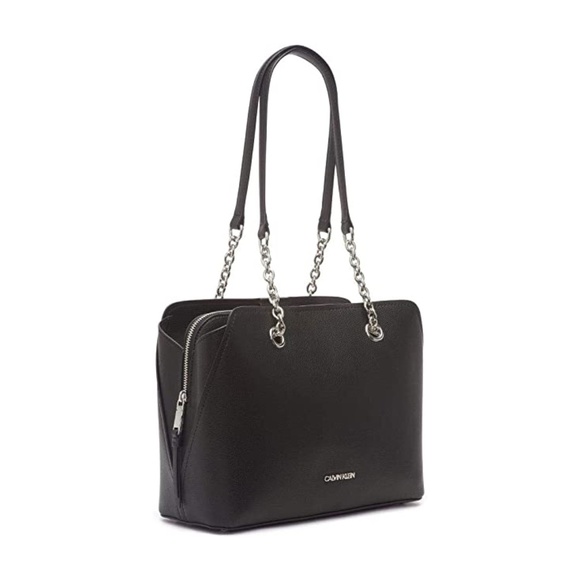 Calvin Klein Hailey Triple Compartment Chain Tote - Picture 3 of 6